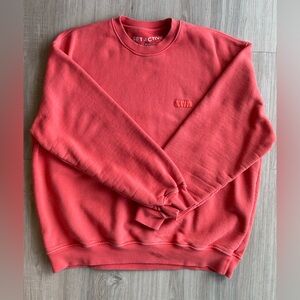 SET Active Coral Sweatshirt & sweatpants set.